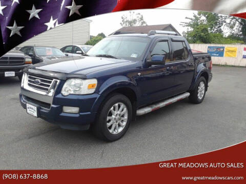 2007 Ford Explorer Sport Trac for sale at GREAT MEADOWS AUTO SALES in Great Meadows NJ