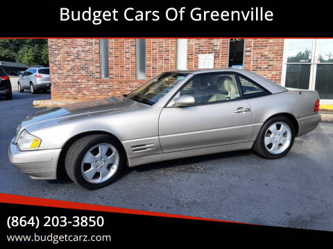 1999 Mercedes-Benz SL-Class for sale at Budget Cars Of Greenville in Greenville SC