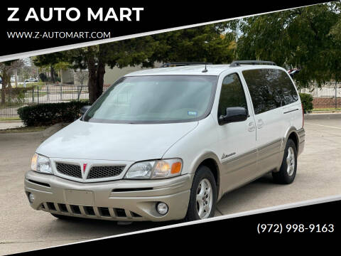 2004 Pontiac Montana for sale at Z AUTO MART in Lewisville TX