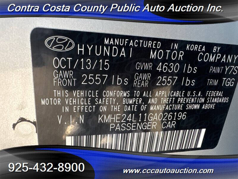 2016 Hyundai Sonata Hybrid SE