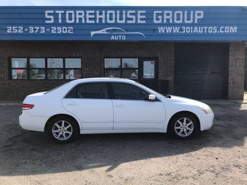 2003 Honda Accord for sale at Storehouse Group in Wilson NC
