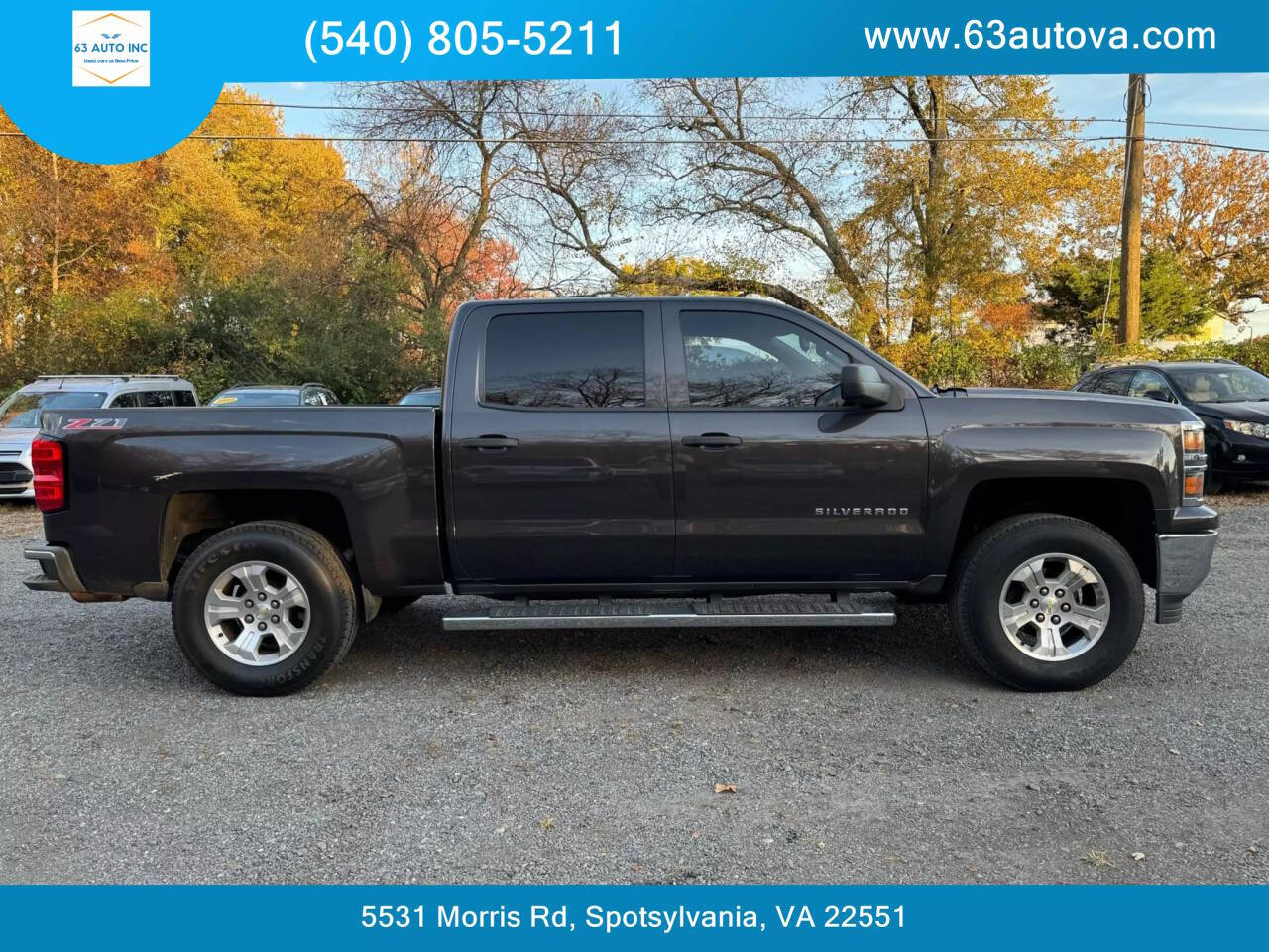 2014 Chevrolet Silverado 1500 for sale at 63 Auto Inc in Spotsylvania, VA