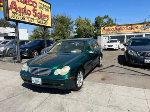 2001 Mercedes-Benz C-Class for sale at AUTCO AUTO SALES in Fresno CA