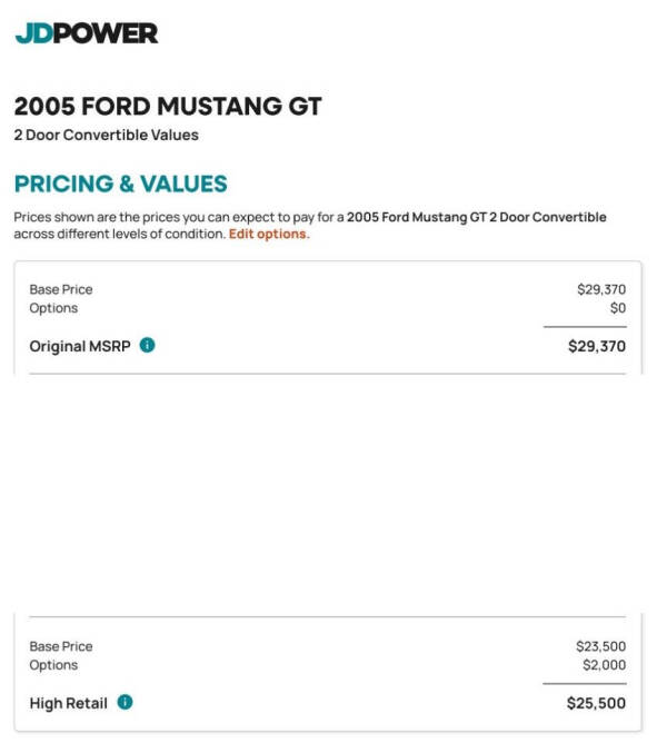 2005 Ford Mustang GT Deluxe