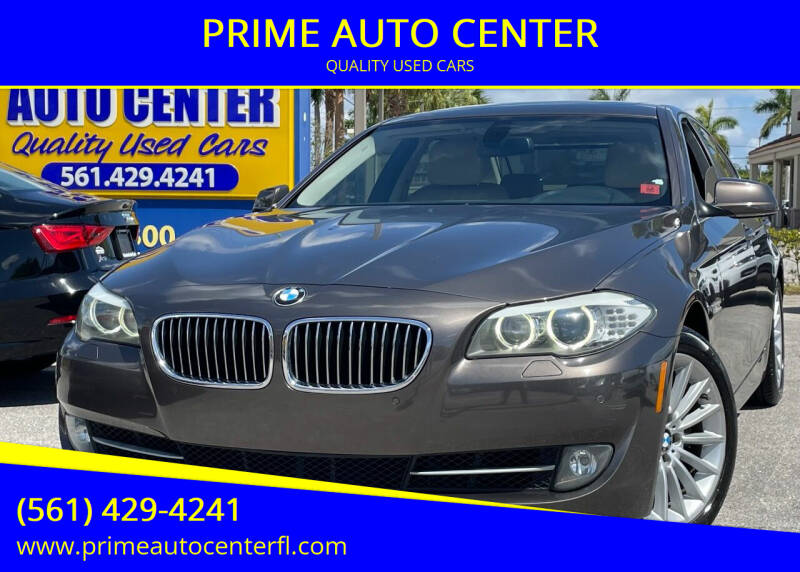 2011 BMW 5 Series for sale at PRIME AUTO CENTER in Palm Springs FL