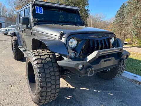 2018 Jeep Wrangler JK Unlimited for sale at GREAT DEALS ON WHEELS in Michigan City IN