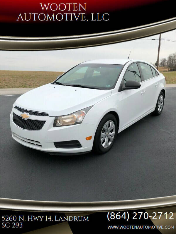 2012 Chevrolet Cruze for sale at WOOTEN AUTOMOTIVE, LLC in Landrum SC