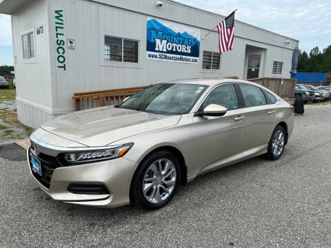 2018 Honda Accord for sale at Mountain Motors LLC in Spartanburg SC