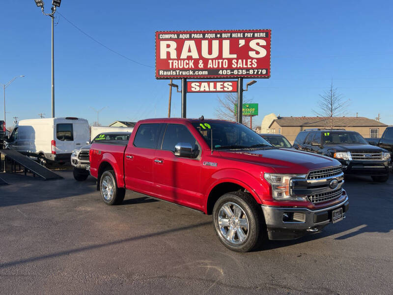 2019 Ford F-150 for sale at RAUL'S TRUCK & AUTO SALES, INC in Oklahoma City OK