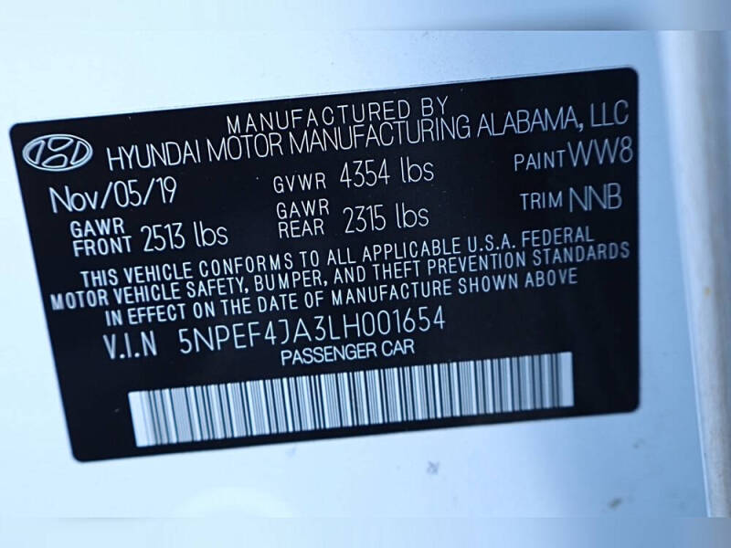 2020 Hyundai Sonata SEL