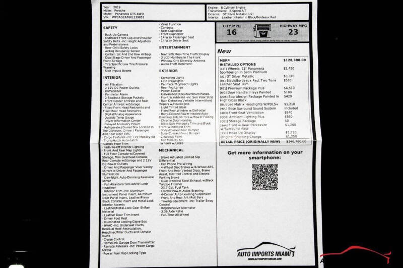 2019 Porsche Panamera GTS