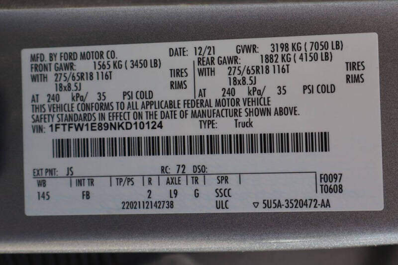 2022 Ford F-150