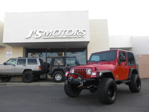 2004 Jeep Wrangler for sale at J'S MOTORS in San Diego CA