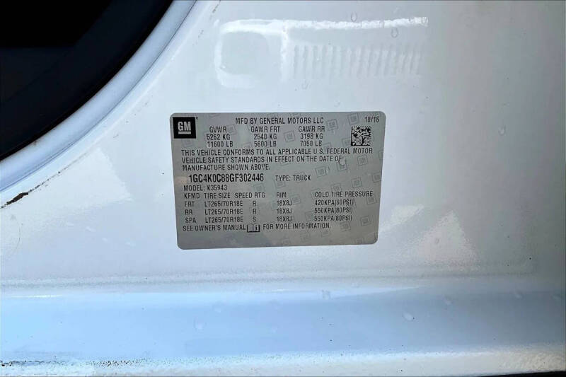 2016 Chevrolet Silverado 3500HD