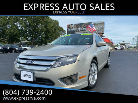 2010 Ford Fusion for sale at EXPRESS AUTO SALES in Midlothian VA