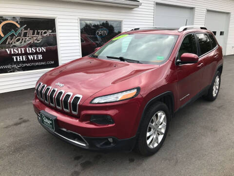 2016 Jeep Cherokee for sale at HILLTOP MOTORS INC in Caribou ME