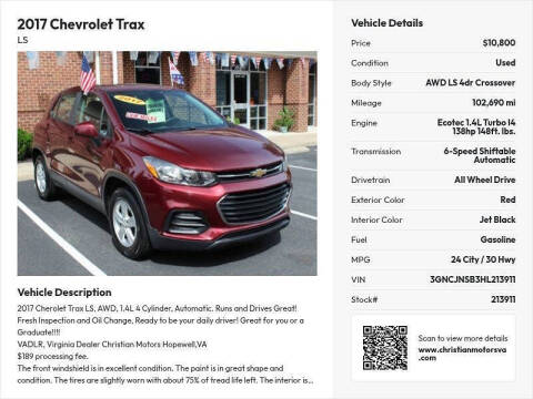 2017 Chevrolet Trax LS