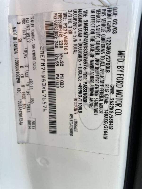 2003 Mercury Grand Marquis GS