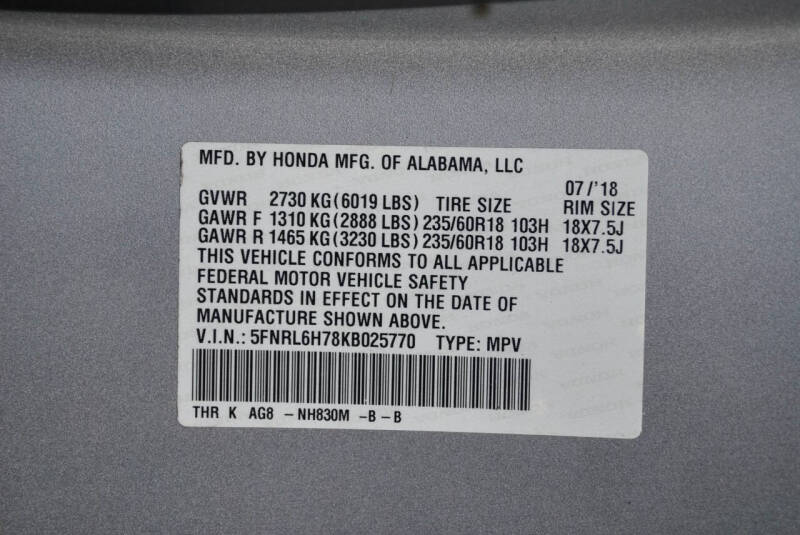 2019 Honda Odyssey EX-L
