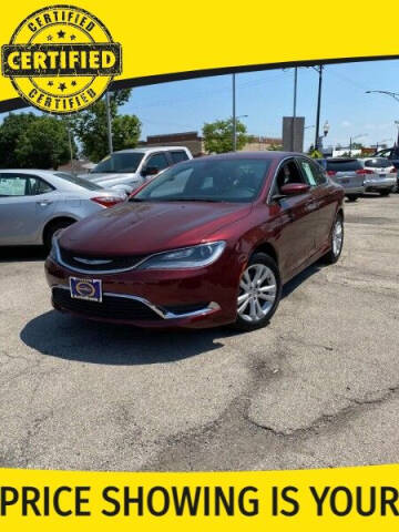 2016 Chrysler 200 for sale at AutoBank in Chicago IL