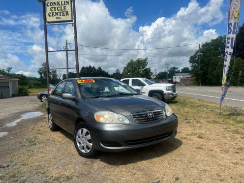 2007 Toyota Corolla for sale at Conklin Cycle Center in Binghamton NY