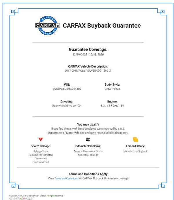 2017 Chevrolet Silverado 1500