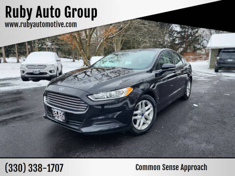 2016 Ford Fusion for sale at Ruby Auto Group in Hudson OH