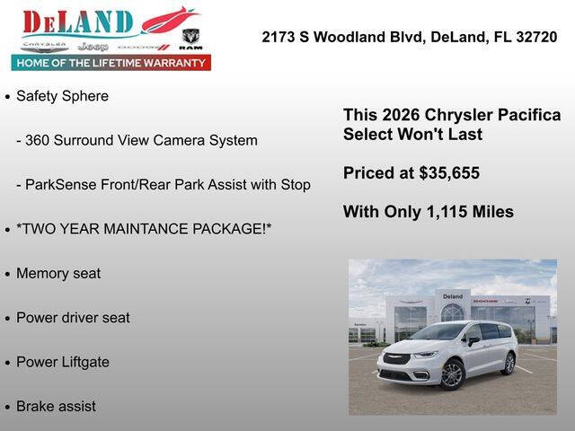 2026 Chrysler Pacifica Select