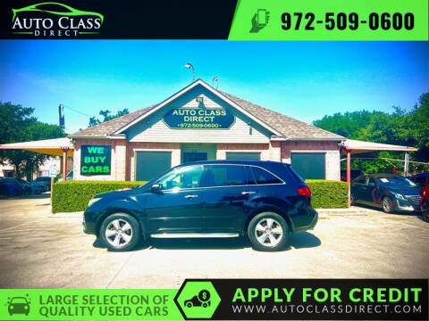 2011 Acura MDX for sale at Auto Class Direct in Plano TX