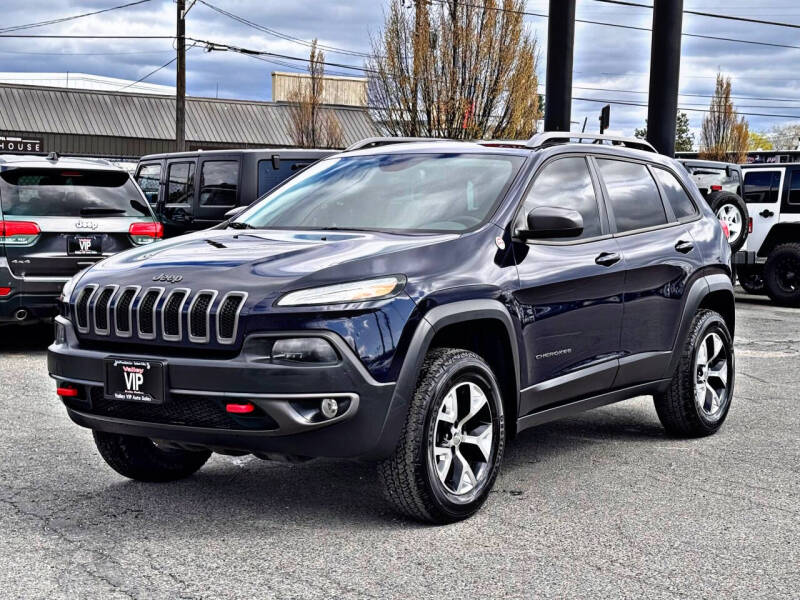 Used 2014 Jeep Cherokee Trailhawk with VIN 1C4PJMBS8EW201361 for sale in Spokane, WA