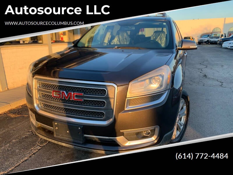 2014 GMC Acadia for sale at Autosource LLC in Columbus OH