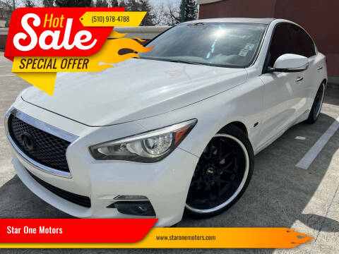 2016 Infiniti Q50 for sale at Star One Motors in Hayward CA