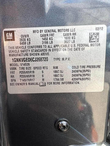 2012 Chevrolet Traverse LT