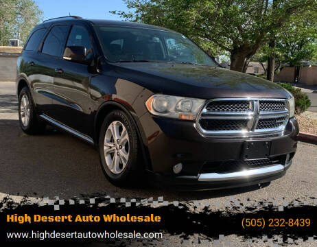2012 Dodge Durango for sale at High Desert Auto Wholesale in Albuquerque NM