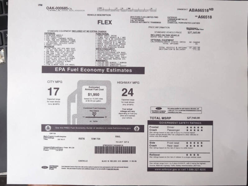 2010 Ford Flex Limited