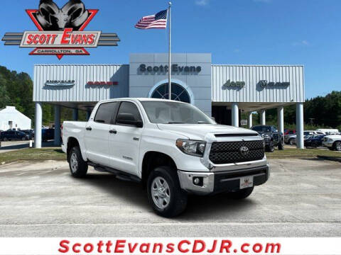 2021 Toyota Tundra for sale at SCOTT EVANS CHRYSLER DODGE in Carrollton GA