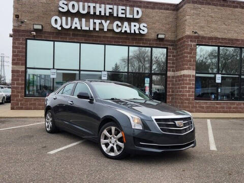 2015 Cadillac ATS for sale at SOUTHFIELD QUALITY CARS in Detroit MI