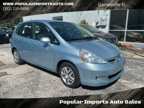 2007 Honda Fit for sale at Popular Imports Auto Sales in Gainesville FL
