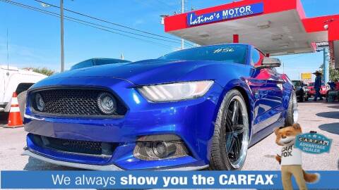 2015 Ford Mustang for sale at LATINOS MOTOR OF ORLANDO in Orlando FL