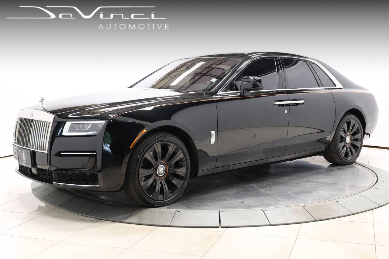 Black 2021 Rolls-Royce Ghost Base AWD 4dr Sedan 1