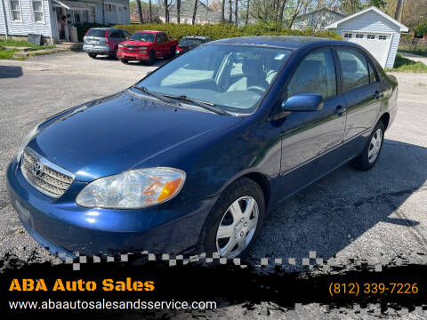 2008 Toyota Corolla for sale at ABA Auto Sales in Bloomington IN