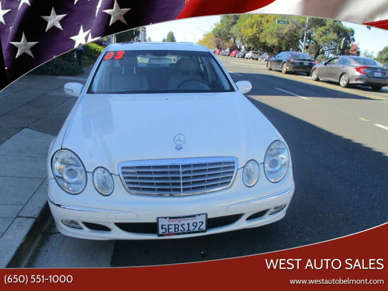 2003 Mercedes-Benz E-Class for sale at West Auto Sales in Belmont CA