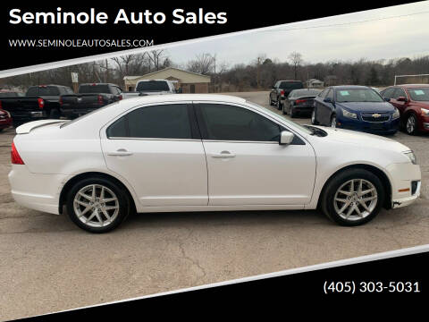 2012 Ford Fusion for sale at Seminole Auto Sales in Seminole OK