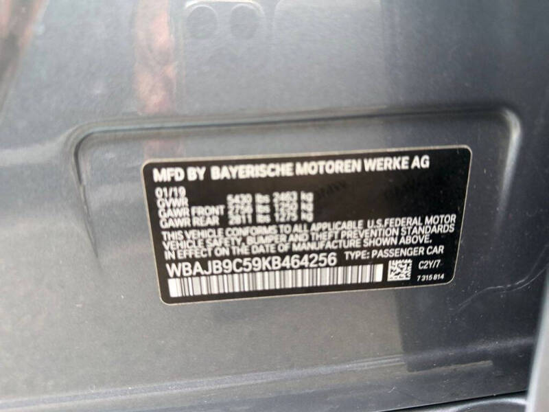 2019 BMW 5 Series M550i xDrive