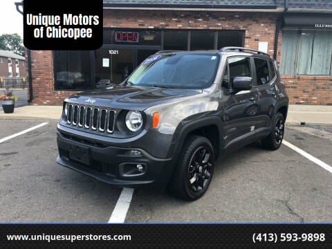 2016 Jeep Renegade for sale at Unique Motors of Chicopee in Chicopee MA