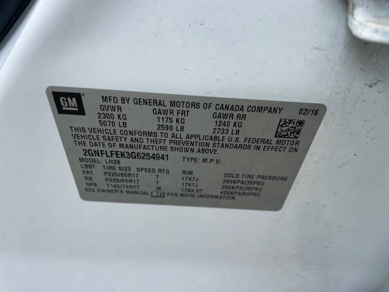 2016 Chevrolet Equinox LT