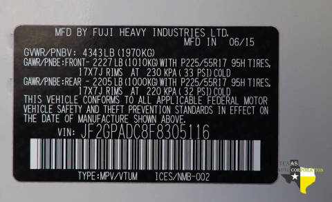 2015 Subaru XV Crosstrek 2.0i Premium