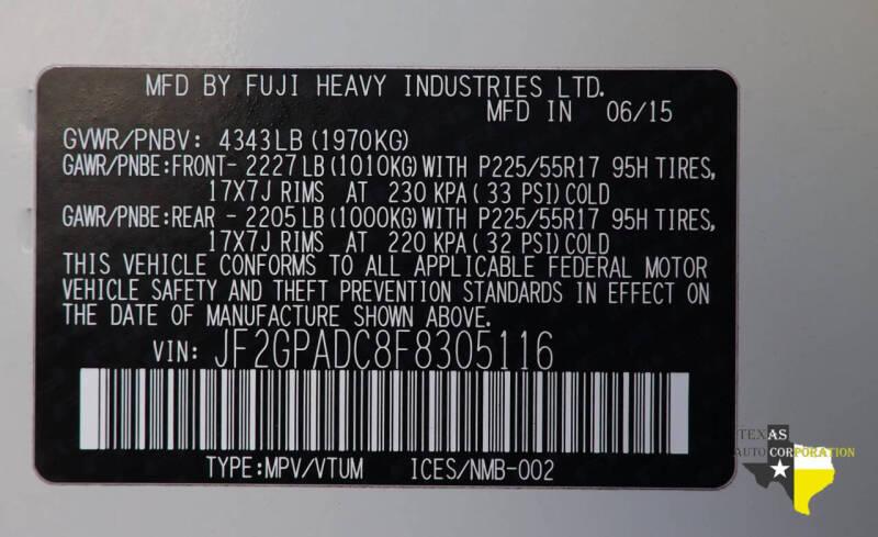 2015 Subaru XV Crosstrek 2.0i Premium