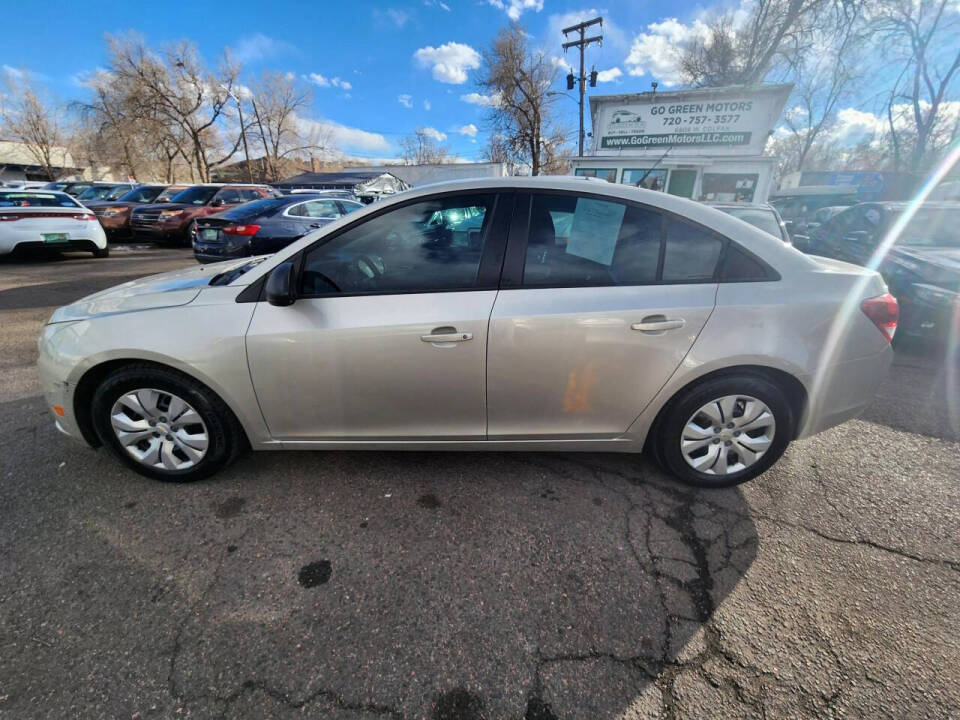 2014 Chevrolet Cruze for sale at GO GREEN MOTORS in Lakewood, CO