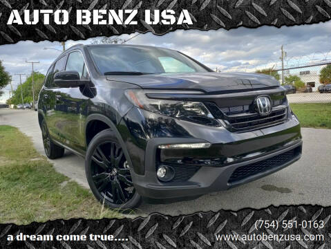 2021 Honda Pilot for sale at AUTO BENZ USA in Fort Lauderdale FL